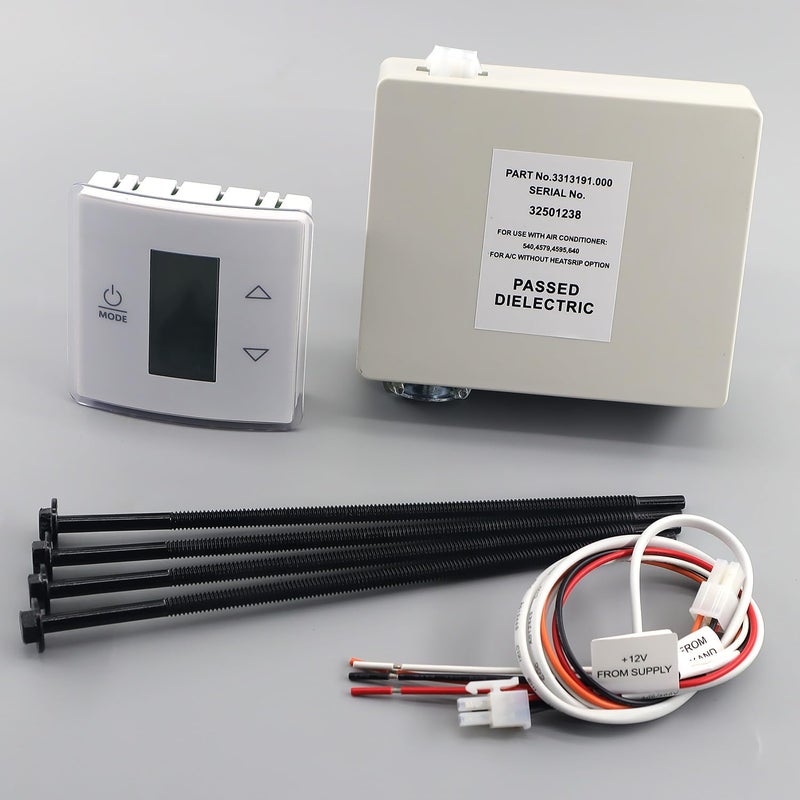 QHHR 3316230.000 RV Wall Thermostat/Relay Box Heat/Cool for Dometic for RV/Camper Conditioners 3316230.700 - Image 1